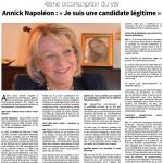 Annick NAPOLEON: "Je suis une candidate Légitime"