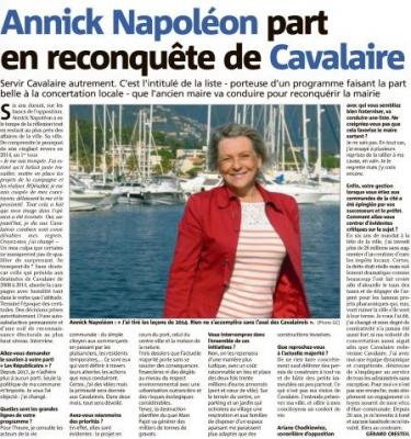 Annick Napoléon part en reconquête de Cavalaire