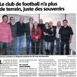 Le club de football n'a plus de terrain juste des souvenirs