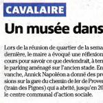 Un musée dans la gare du train des pignes