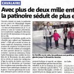 Avec plus de deux mille entrées la patinoire séduit de plus en plus