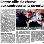 Centre-ville : la chasse aux contrevenants est ouverte