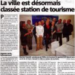 La ville est désormais classée station de tourisme