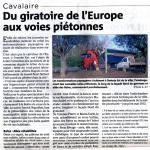 Du giratoire de l'Europe aux voies piétonnes