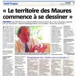 Le territoire des Maures commence à se dessiner