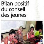 Bilan positif du Conseil des jeunes