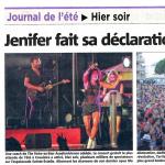 Jenifer fait sa déclaration à Cavalaire