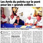 Les amis du pointu sur le pont pour les grands voiliers