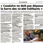 Cavalaire ne doit pas dépasser la barre des 10 000 habitants