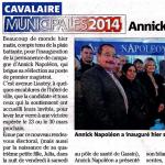 Annick Napoléon inaugure sa permanence électorale