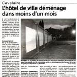 L'hôtel de ville déménage dans moins d'un mois