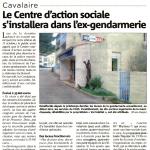 Le Centre d'action sociale s'installera dans l'ex-gendarmerie