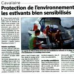 Protection de l'environnement : les estivants bien sensibilisés