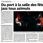 Du port à la salle des fêtes : jazz tous azimuts