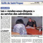 Les "rendez-vous citoyens" au service des administrés