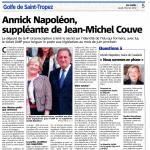 Annick Napoléon, suppléante de Jean-Michel Couve