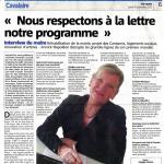 Défendre notre bilan et notre action