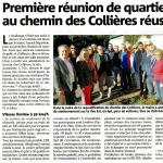 Première réunion de quartier au chemin des Collières réussie